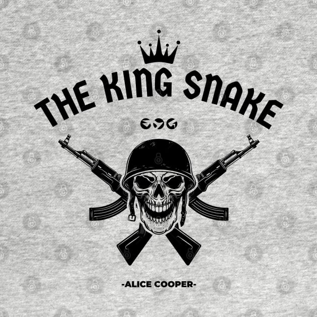 Alice - The King snake // Skull Army Design For Album Fan Art by Liamlefr